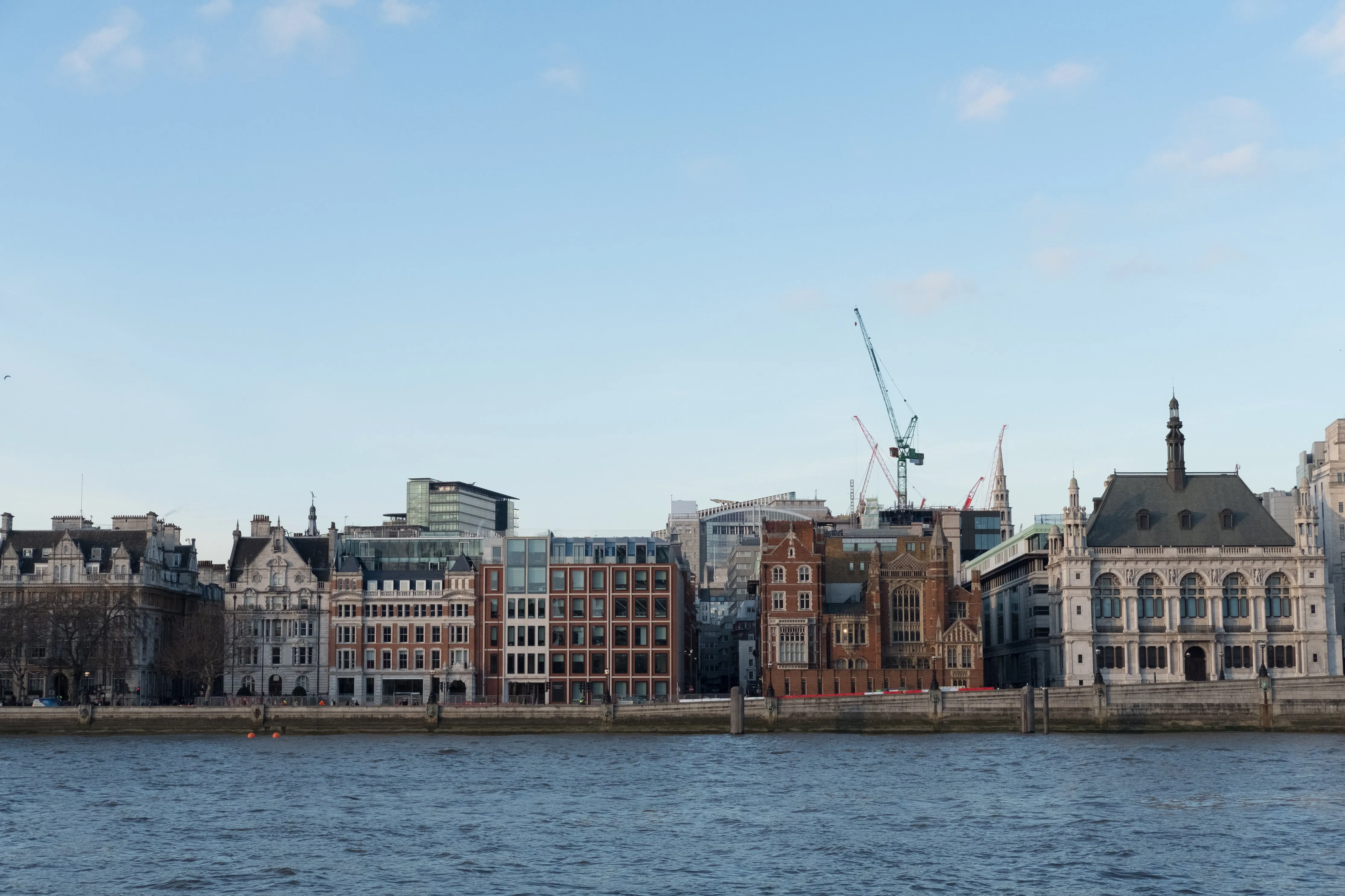 The River Thames and London skyline